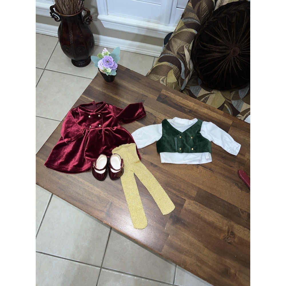 American Girl Doll Bitty Baby Twins 2003 Holiday Christmas Surprise Outfit
